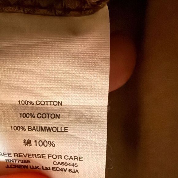 J Crew Womens Size Small Snap Front Utility Field Jacket Brown waxed Cotton - Picture 3 of 7